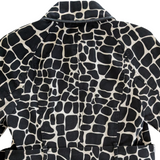 INC Animal Print Trench Coat Size Small Petite