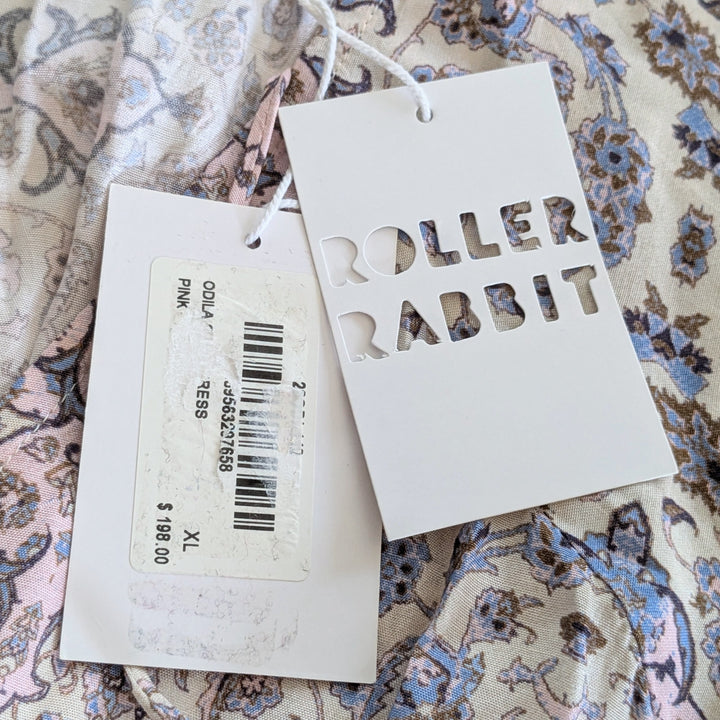 Roller Rabbit Odila Odaya Tiered Maxi Dress Size XL NWT