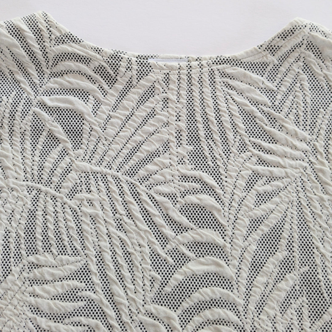 Akris Punto Palm Print Top Size XL