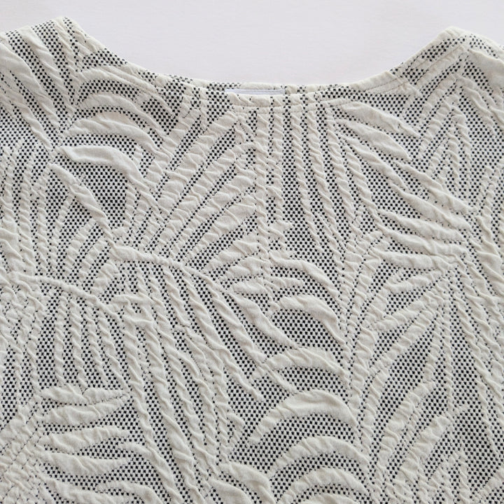 Akris Punto Palm Print Top Size XL