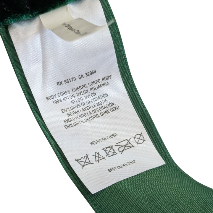 Urban Outfitters Green Velvet Tie Belt