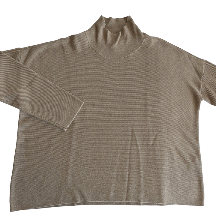 Eileen Fisher Mock Turtleneck Size Large