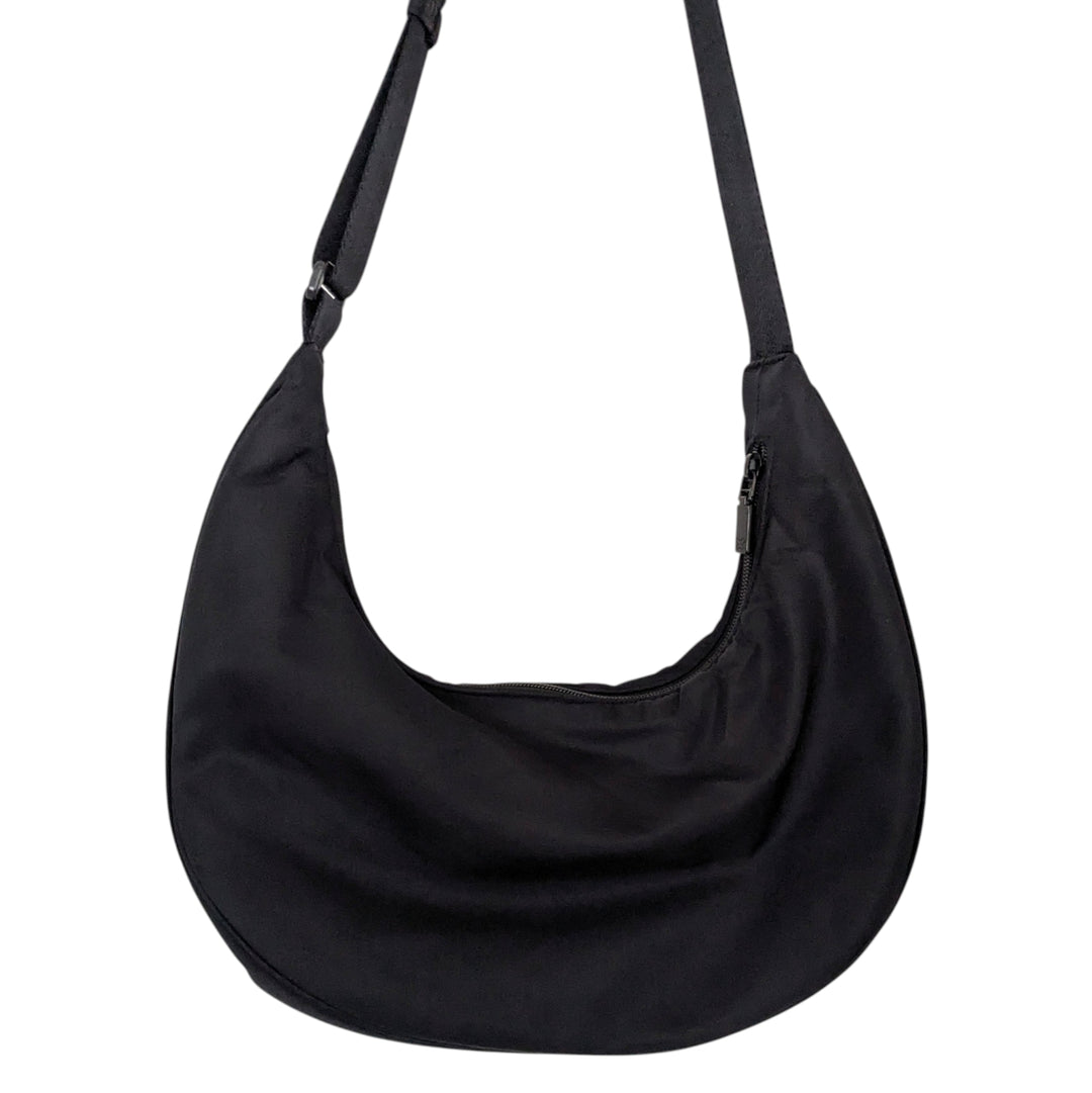 Aritzia's Sunday Best Goldie Black Nylon Hobo Bag