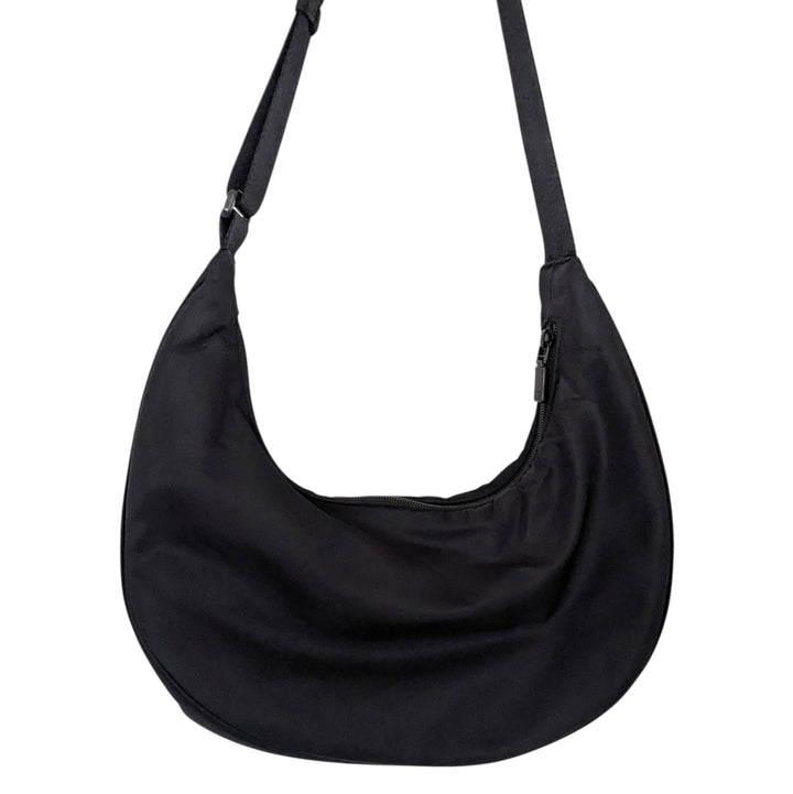 Aritzia's Sunday Best Goldie Black Nylon Hobo Bag