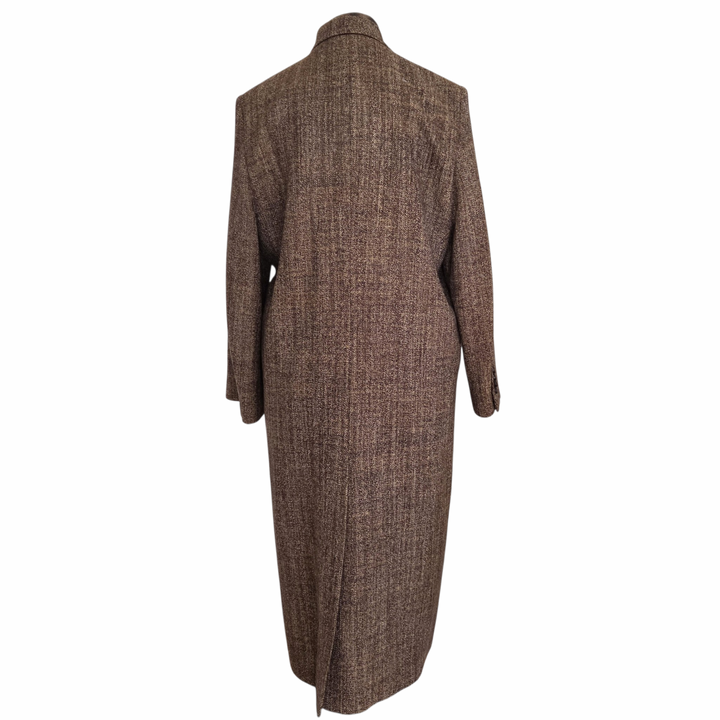 Lafayette 148 Long Tweed Coat Size Large NWT