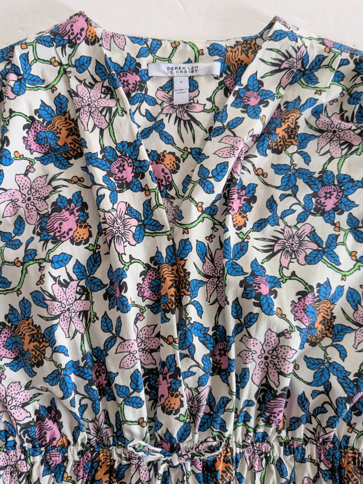 10 Crosby Derek Lam Fatima Tiered Maxi Dress Size 6