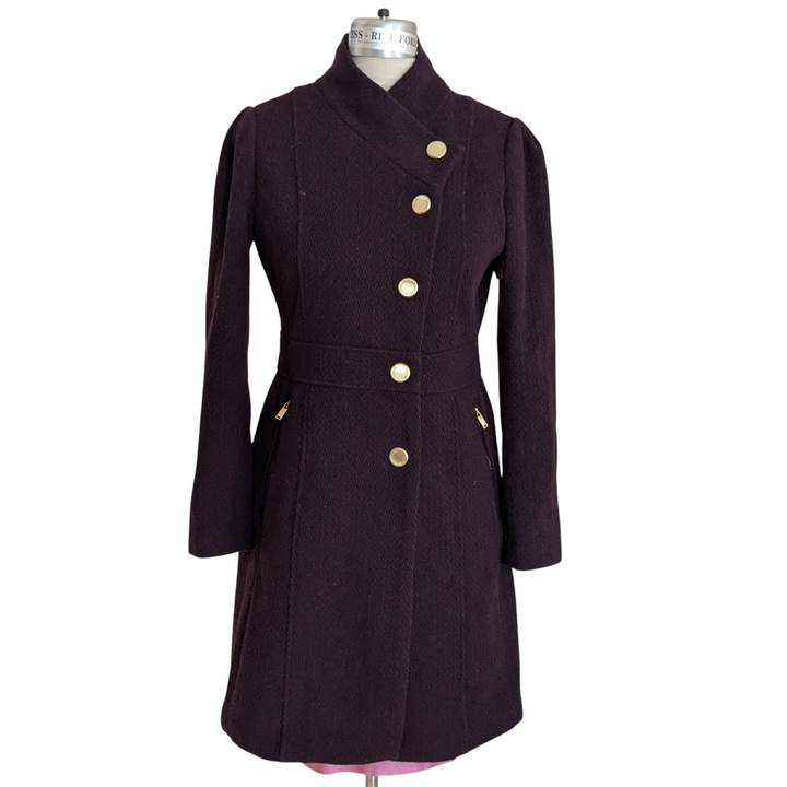 Guess Wool Blend Coat Size Medium