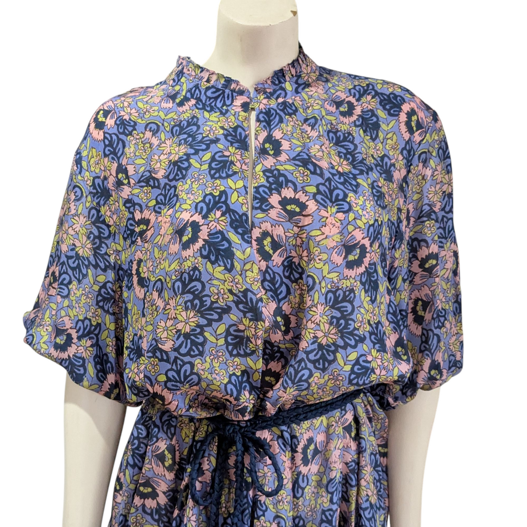 Hannah Gaia Silk Dress Size Large NWT