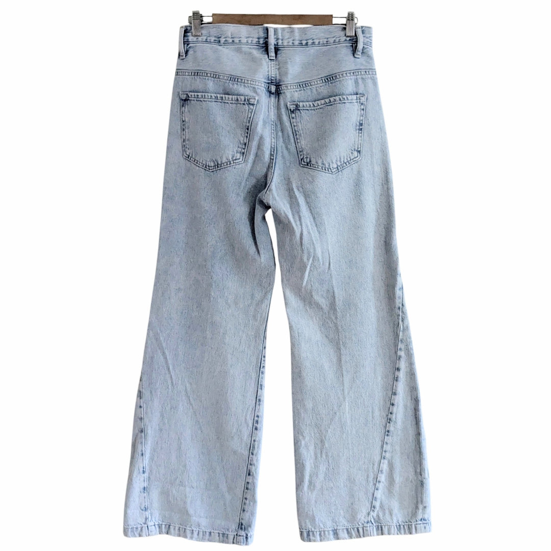 Frame Le Baggy Palazzo Light Wash Jeans Size 26
