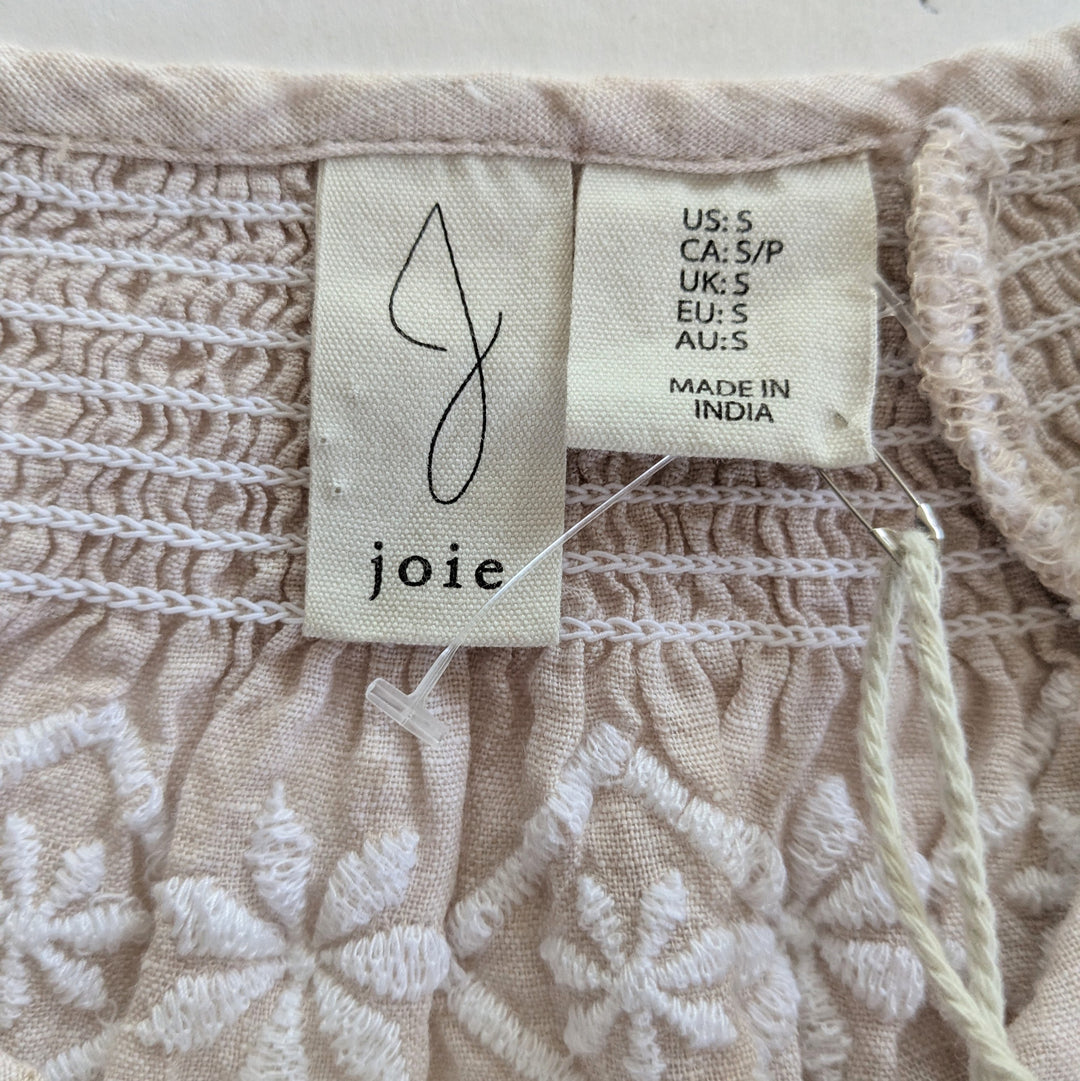 Joie Linen Peasant Top Size Small
