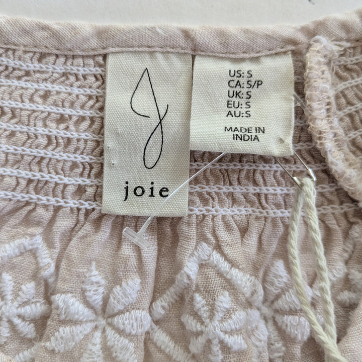 Joie Linen Peasant Top Size Small