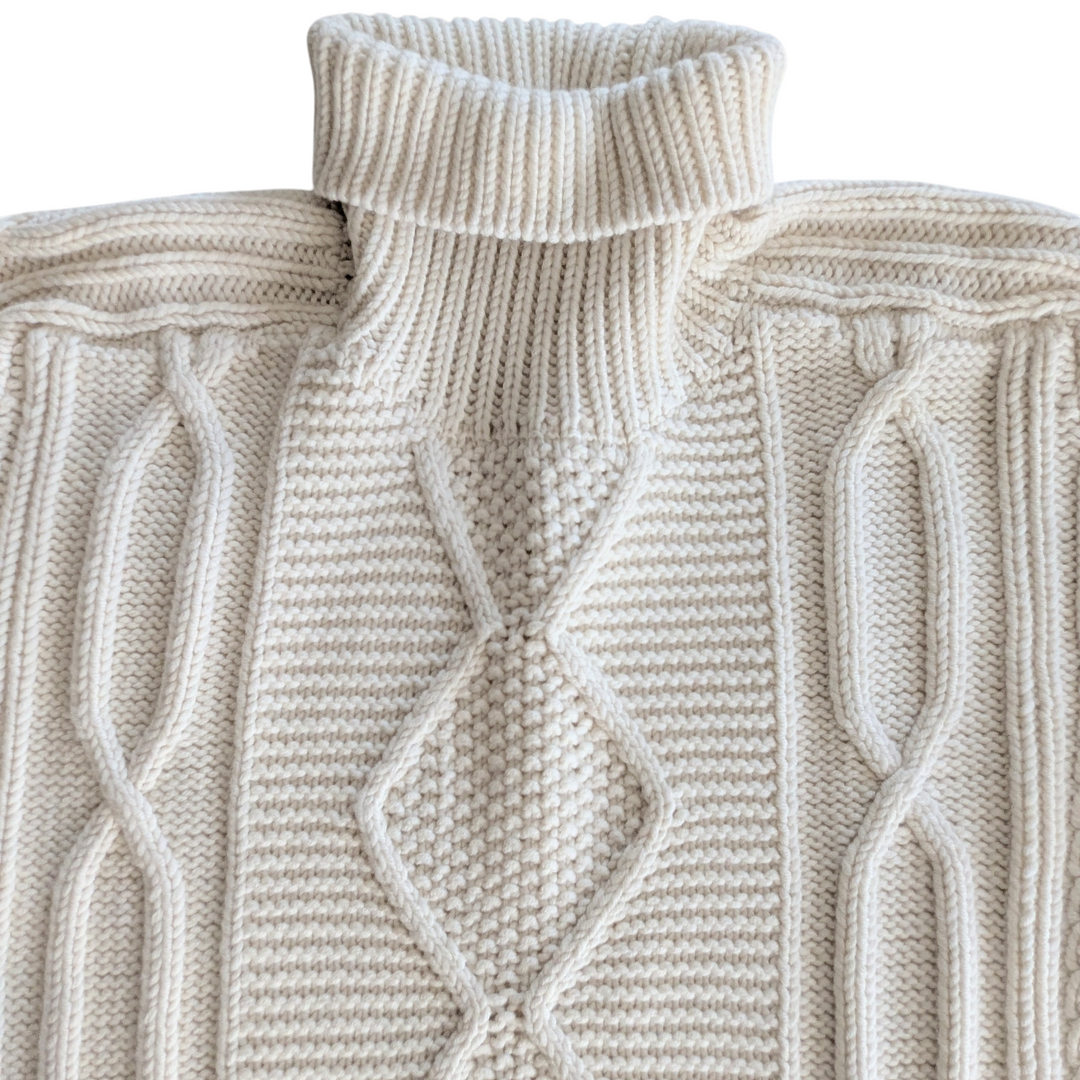 10 Crosby Derek Lam Cable Knit Tunic Sweater Size Large NWT