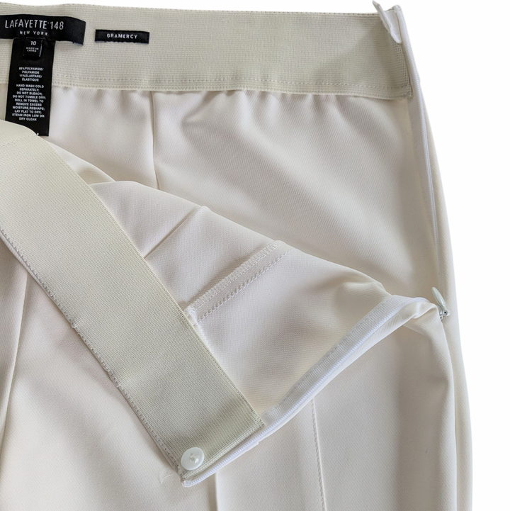 Lafayette 148 Gramercy Acclaimed Stretch Ankle Pants Size 10