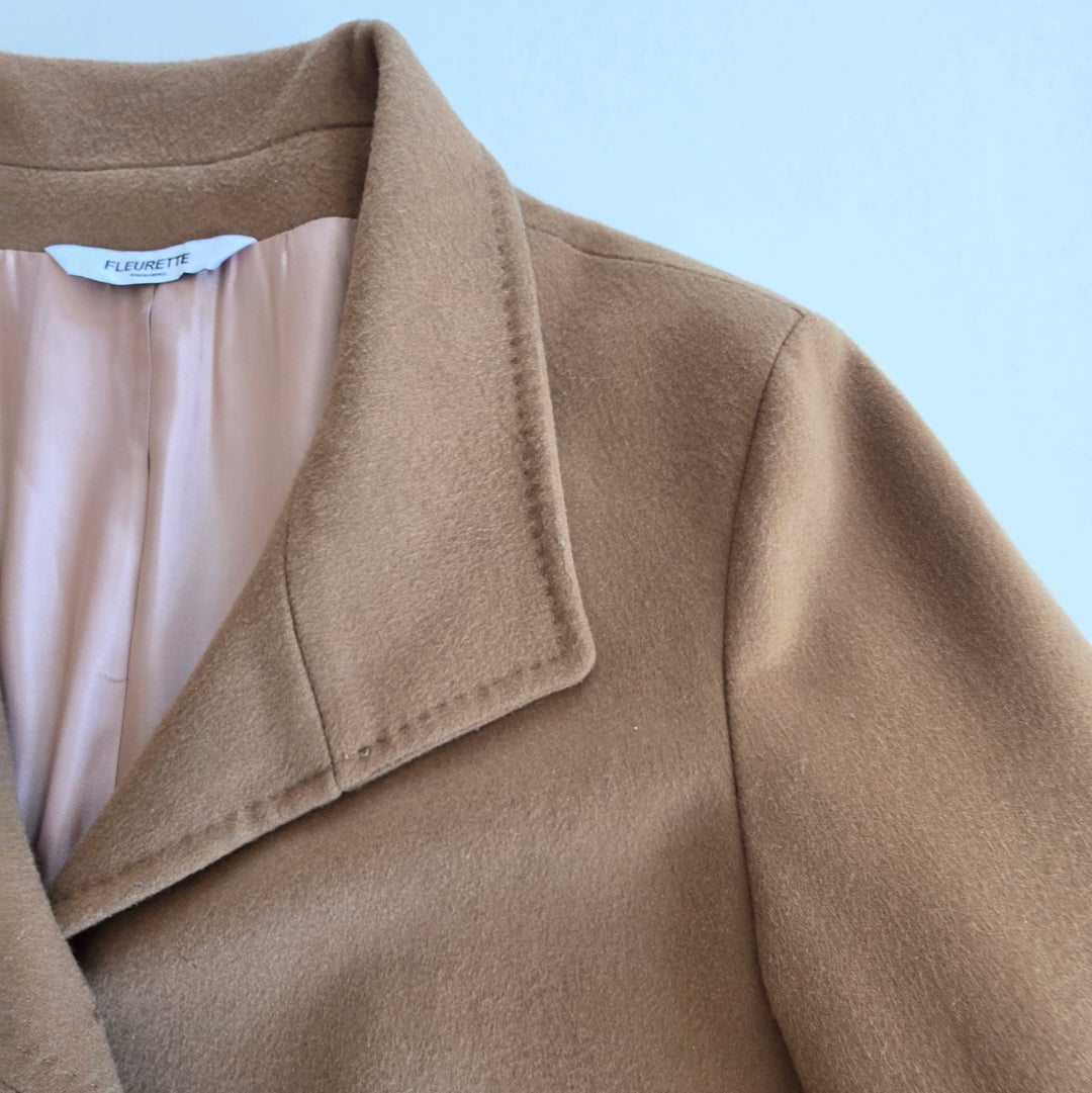 Fleurette Wool Coat Size 14