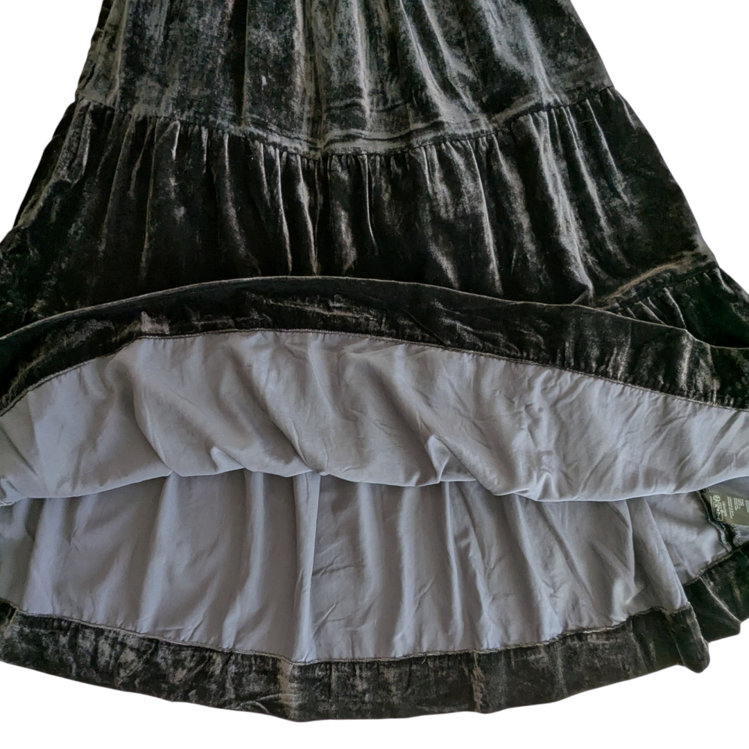 By Anthropologie Somerset Velvet Maxi Dress Size XSP