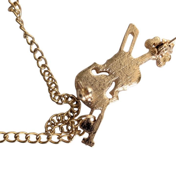Gold Tone Musical Pin Set