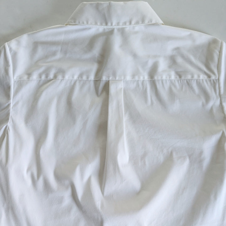 Theory Cropped Button Down Shirt Size Small
