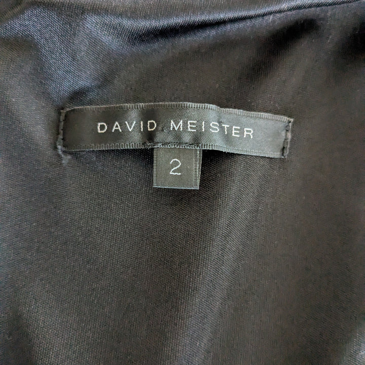 David Meister Asymmetrical Dress Size 2