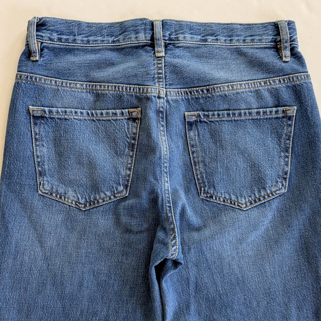 Frame Le Baggy Palazzo Jeans Dark Wash Size 27