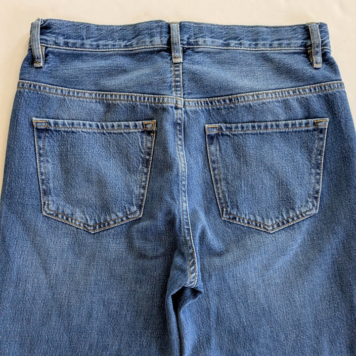 Frame Le Baggy Palazzo Jeans Dark Wash Size 27