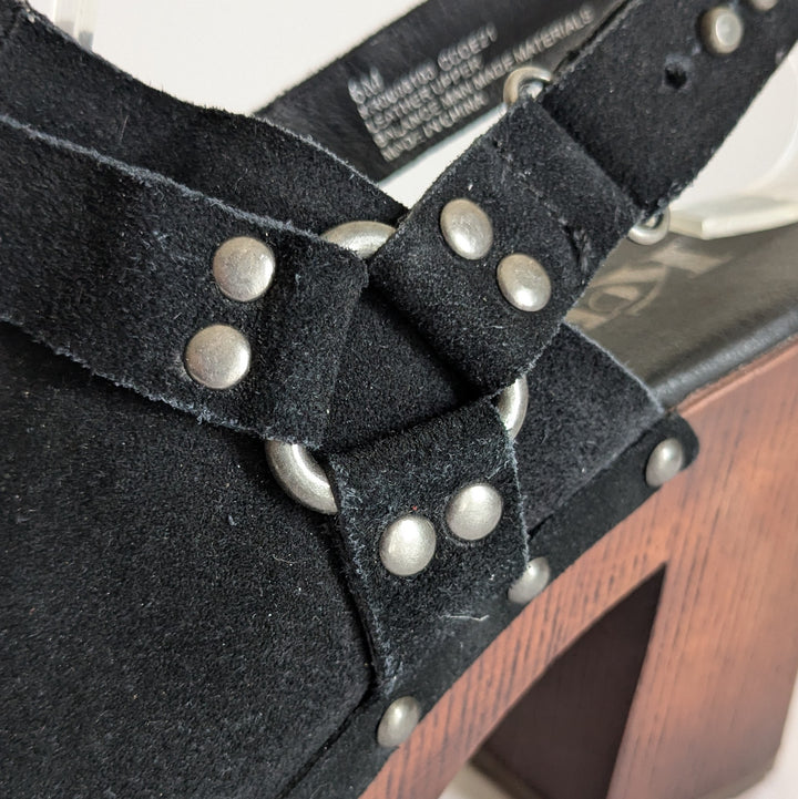 Korks Suede Clogs Size 6