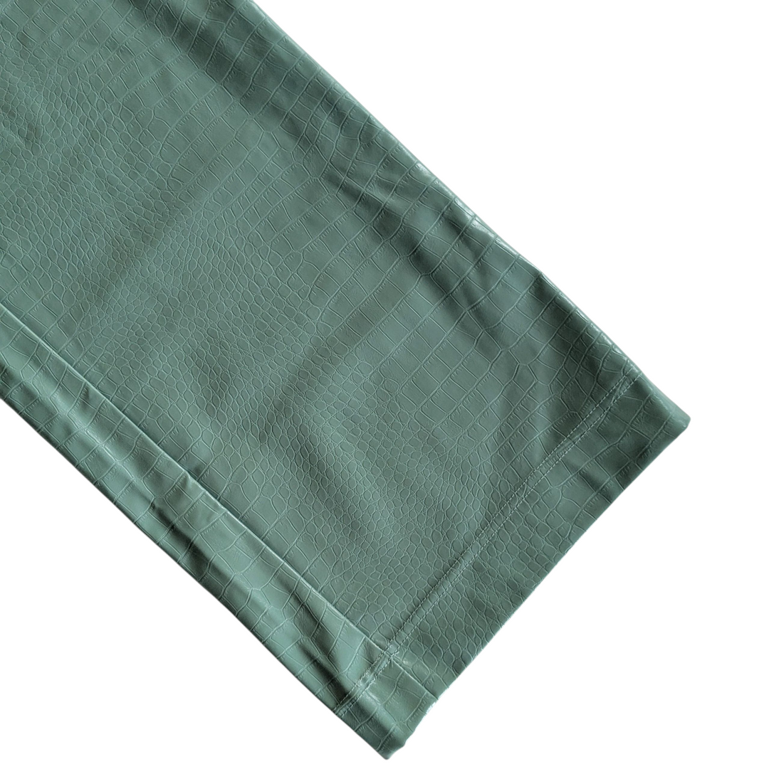 The Noli Shop Faux Croco Pants Size 4