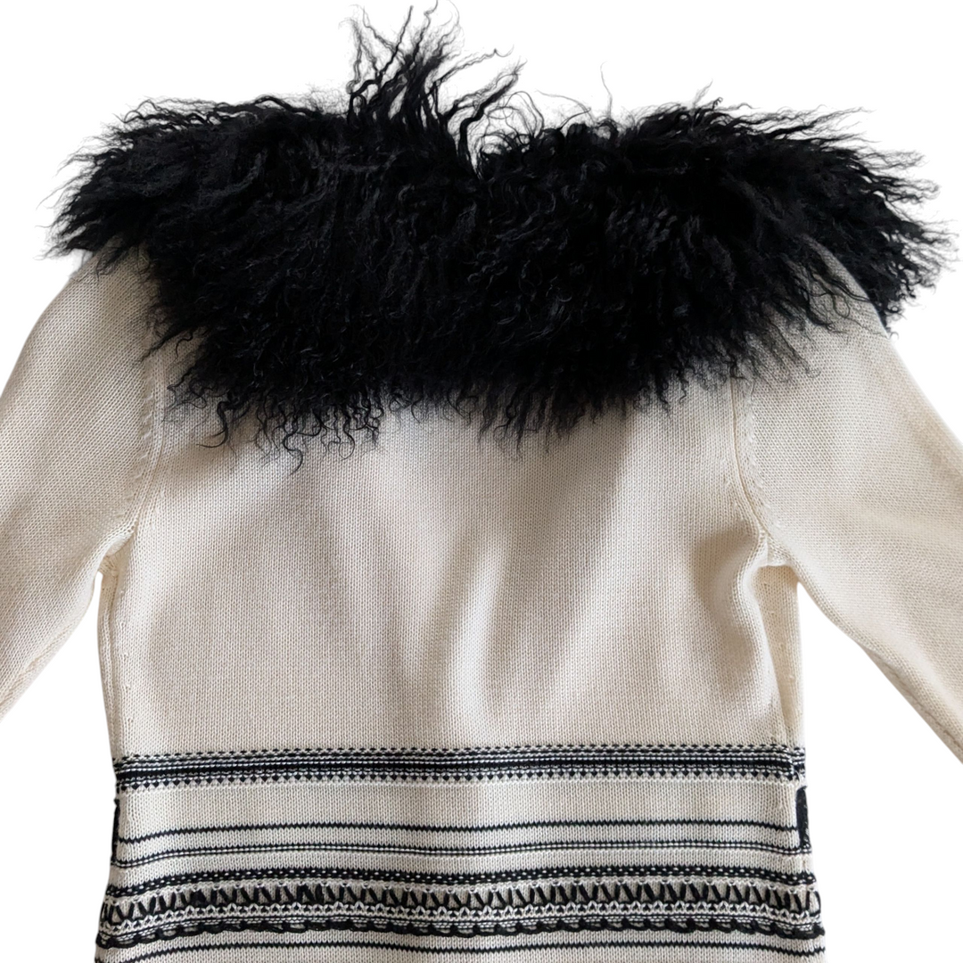 Nanette Lepore Embroidered Long Cardigan Size Small