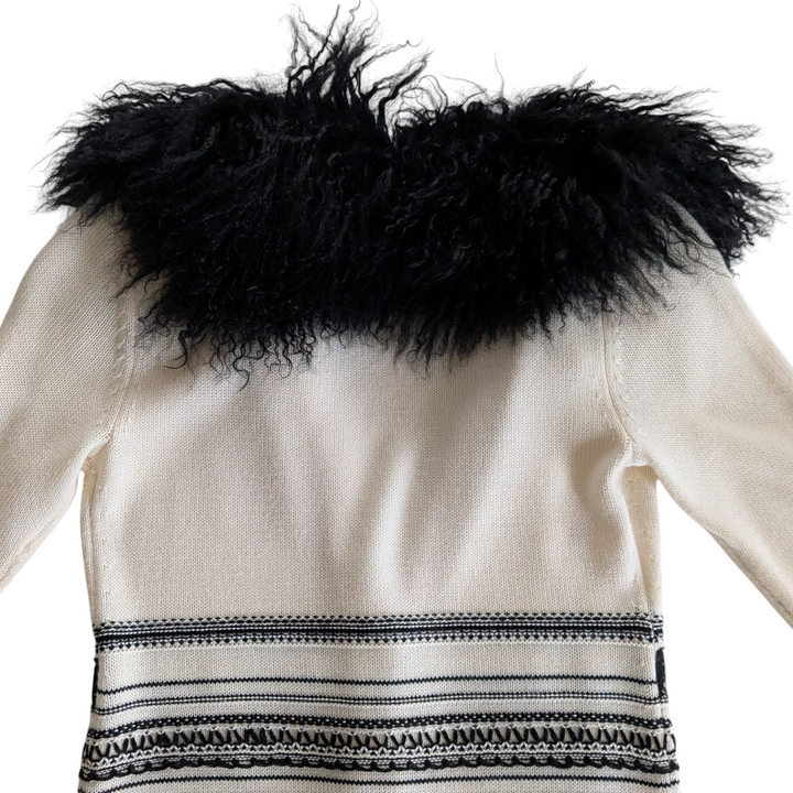 Nanette Lepore Embroidered Long Cardigan Size Small