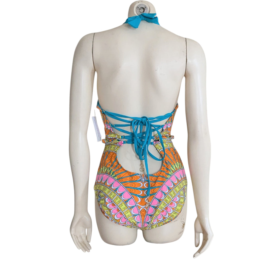 Trina Turk 1 Piece Swimsuit Size 14 NWT