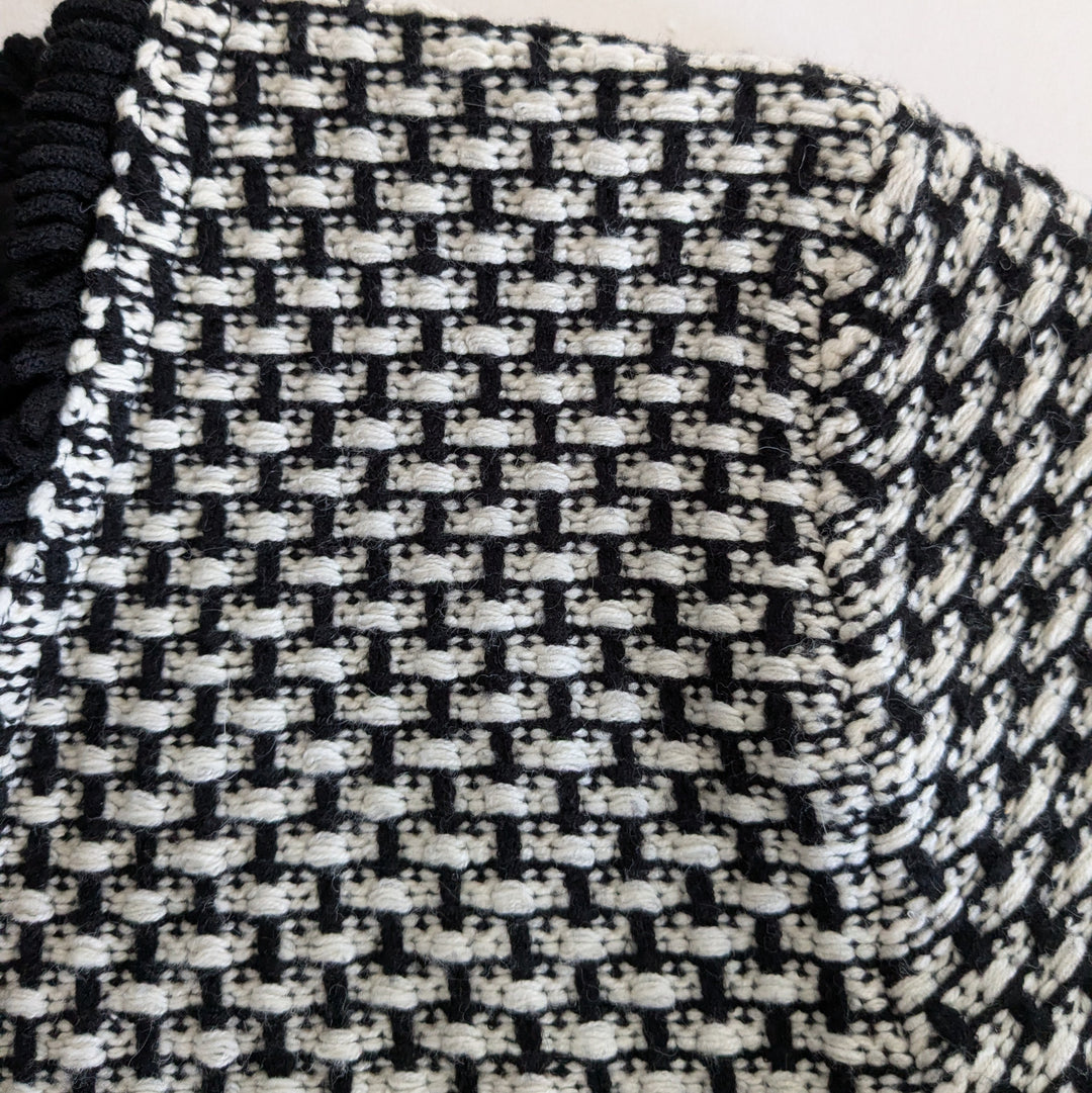 Tahari Tweed Open Blazer Size Large