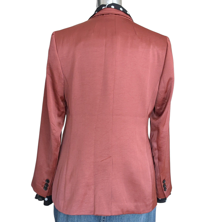 Banana Republic Long Lean Satin Blazer Size 12P