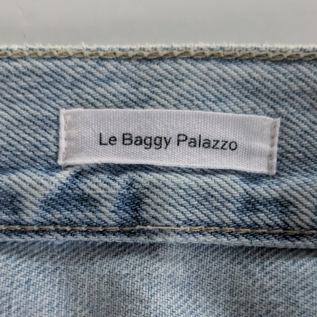 Frame Le Baggy Palazzo Light Wash Jeans Size 26