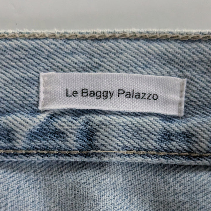 Frame Le Baggy Palazzo Light Wash Jeans Size 26