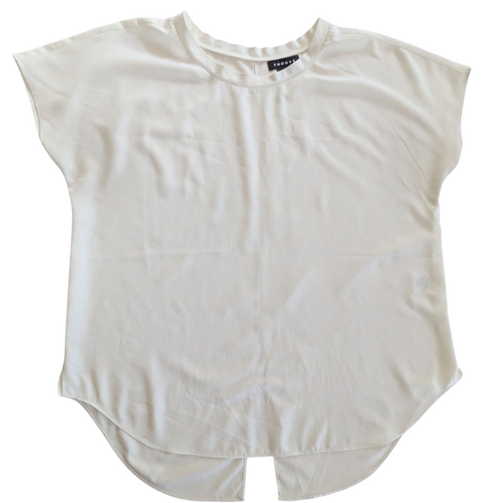 Trouve Cream Blouse Size Medium