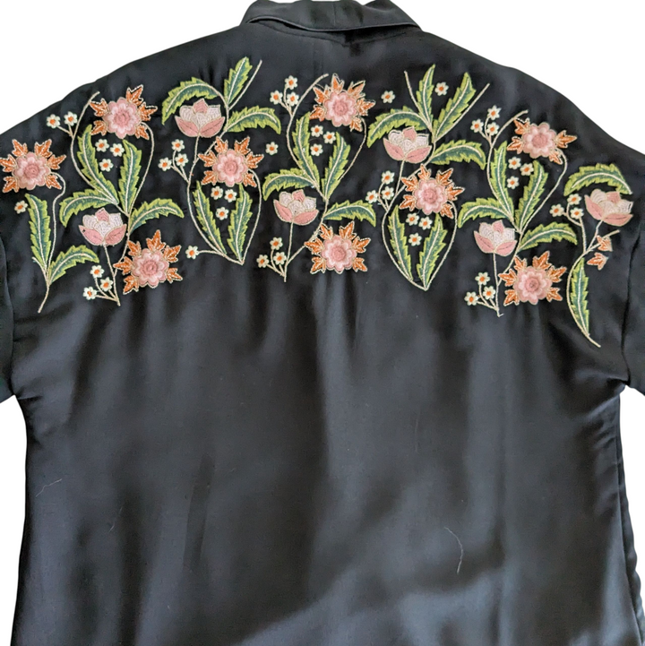 Zara TRF Embroidered Jacket Size L/XL
