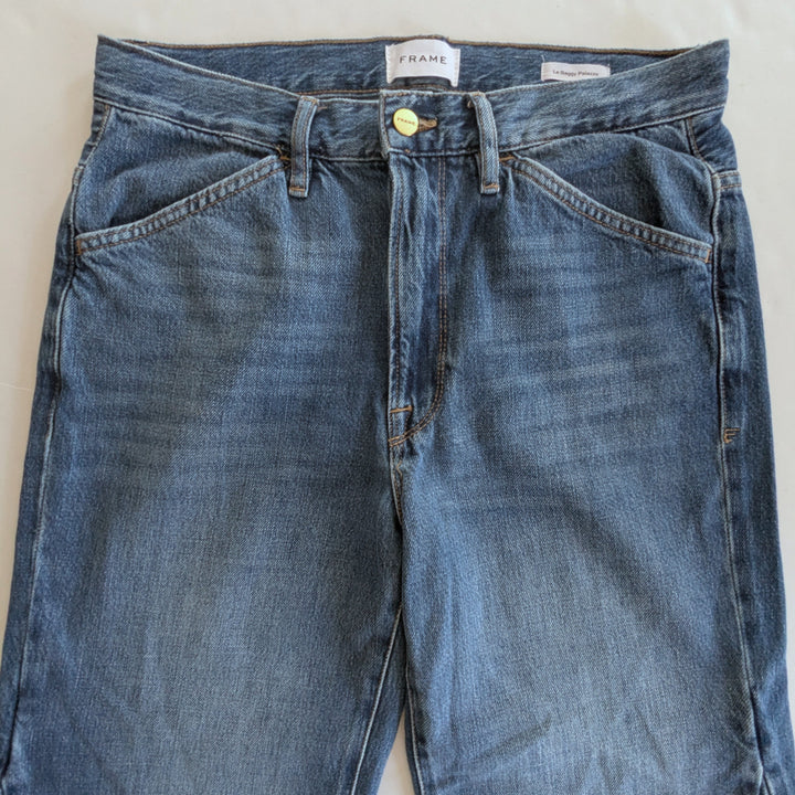 Frame Le Baggy Palazzo Jeans Dark Wash Size 27