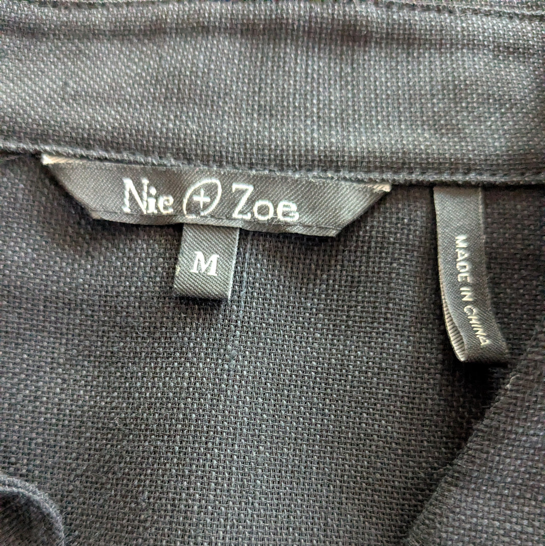 Nic + Zoe Silk & Linen Jacket Size Medium