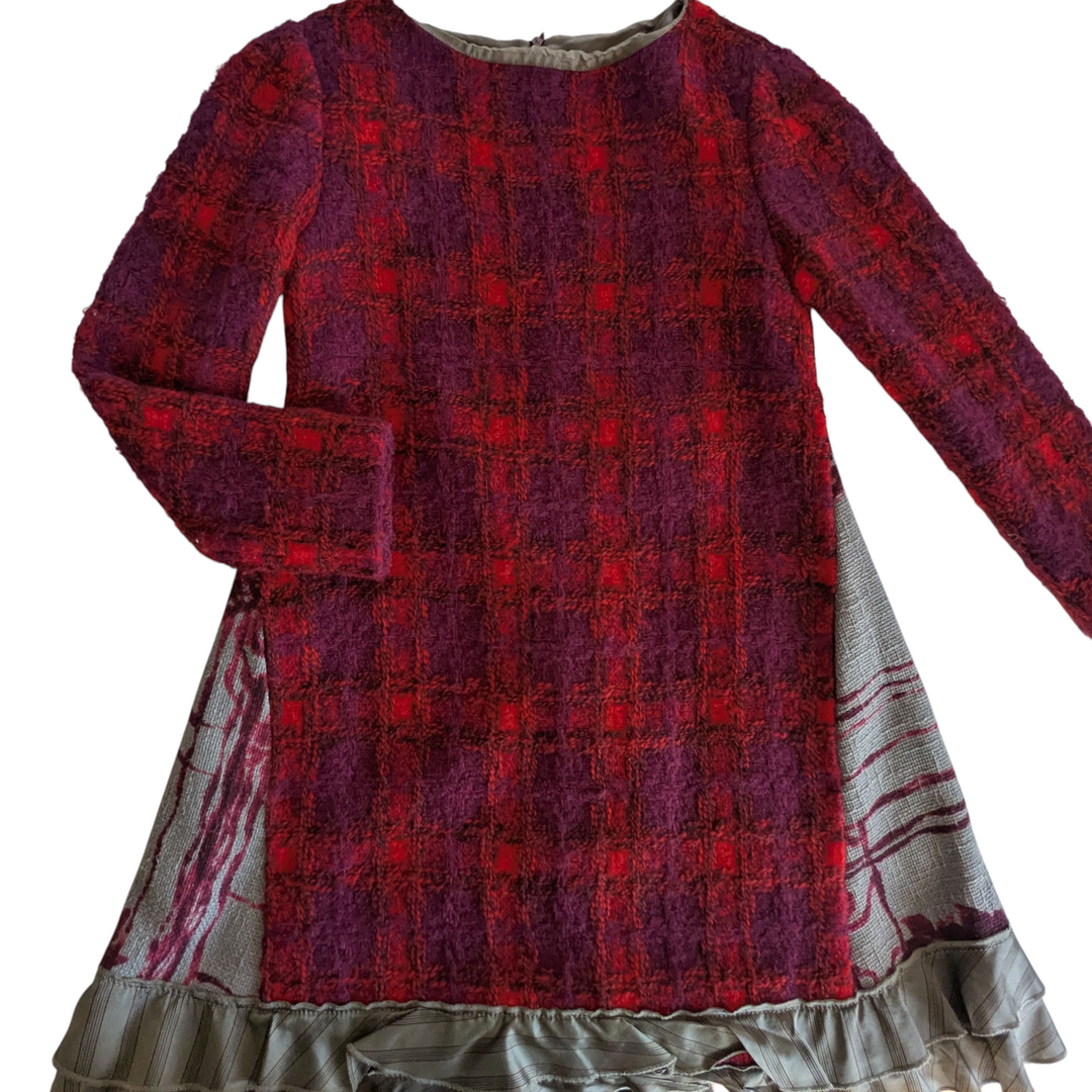 Philosophy de Alberta Ferretti Mohair and Wool Blend Dress Size XS