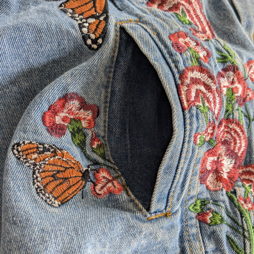 Carmar Embroidered Denim Jacket