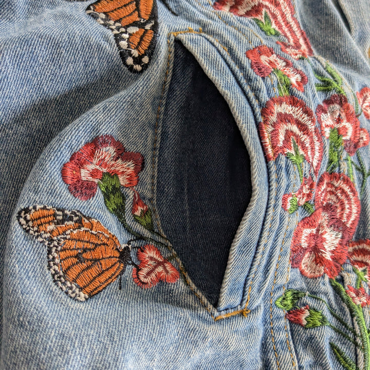 Carmar Embroidered Denim Jacket