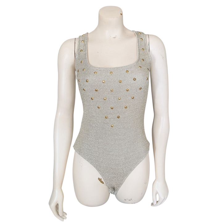 Honeybee Metallic Gold Bodysuit Size Medium