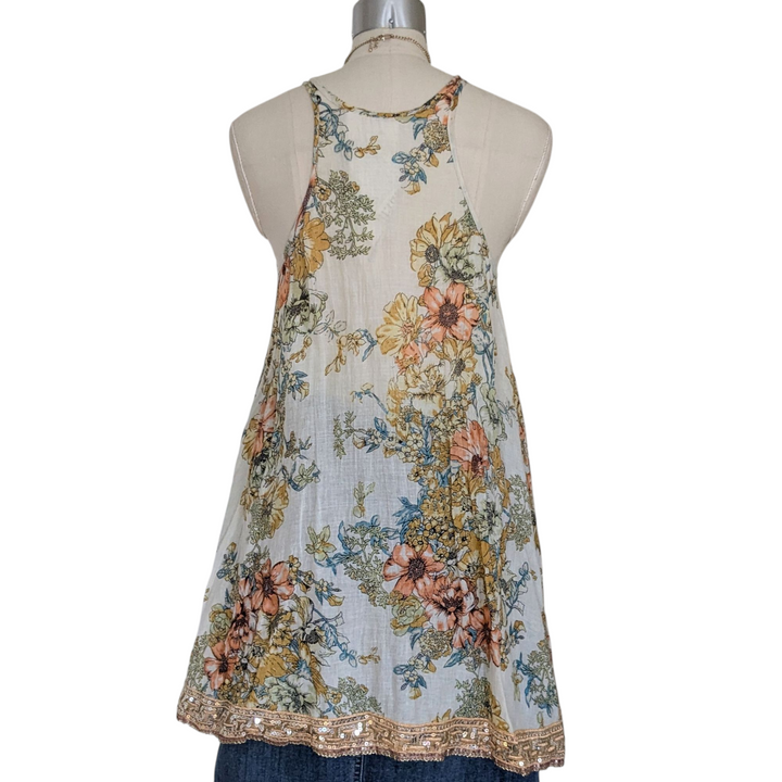 Free People One Sequined Tunic Size Small