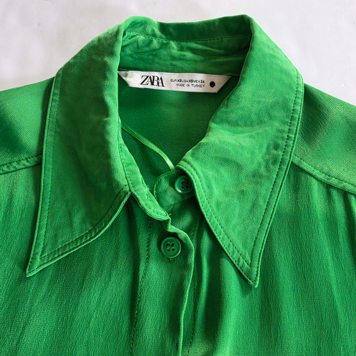 Zara Satin Blouse Size XS