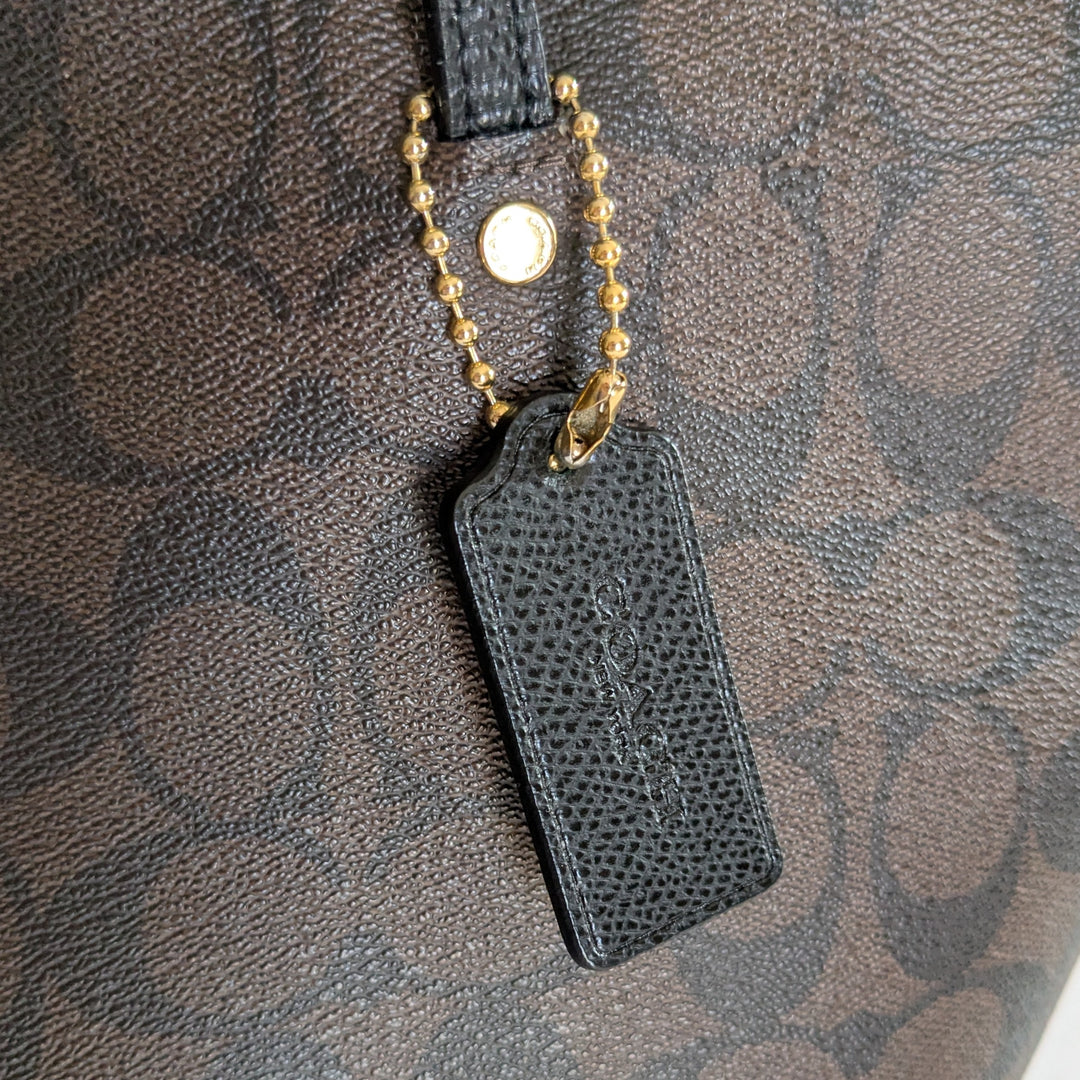 Coach Signature Logo City Tote