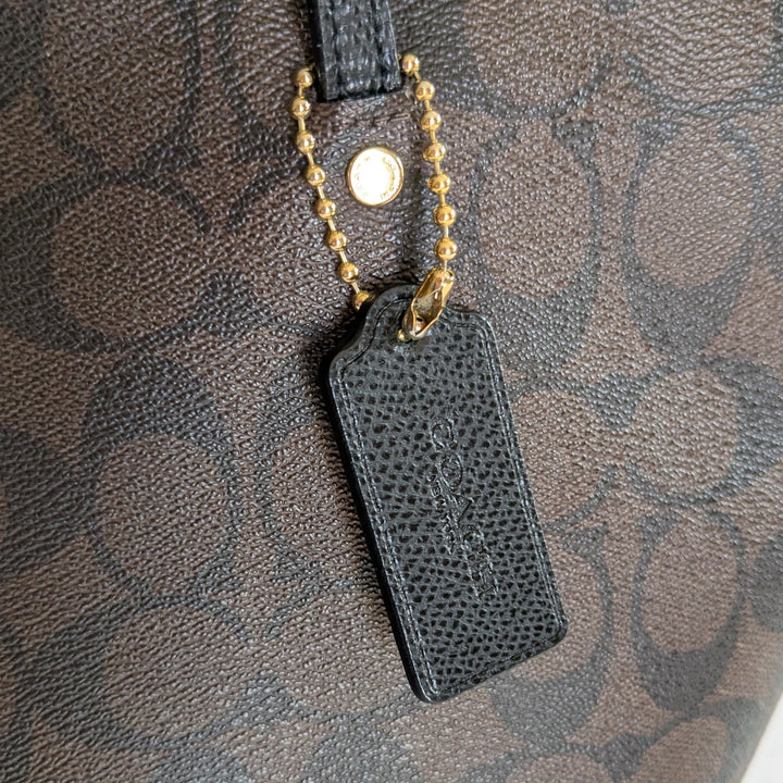 Coach Signature Logo City Tote