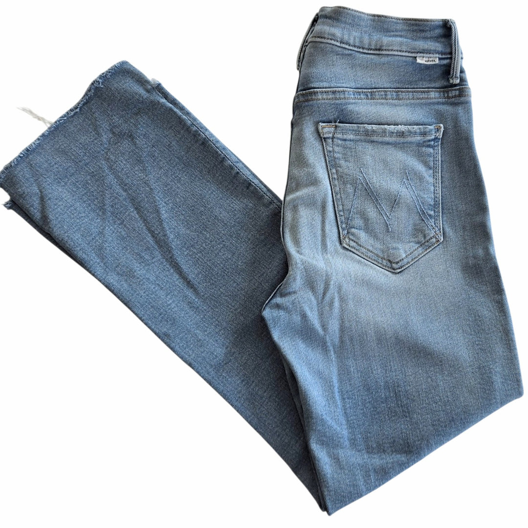 Mother The Insider Crop Step Fray Jeans Size 28