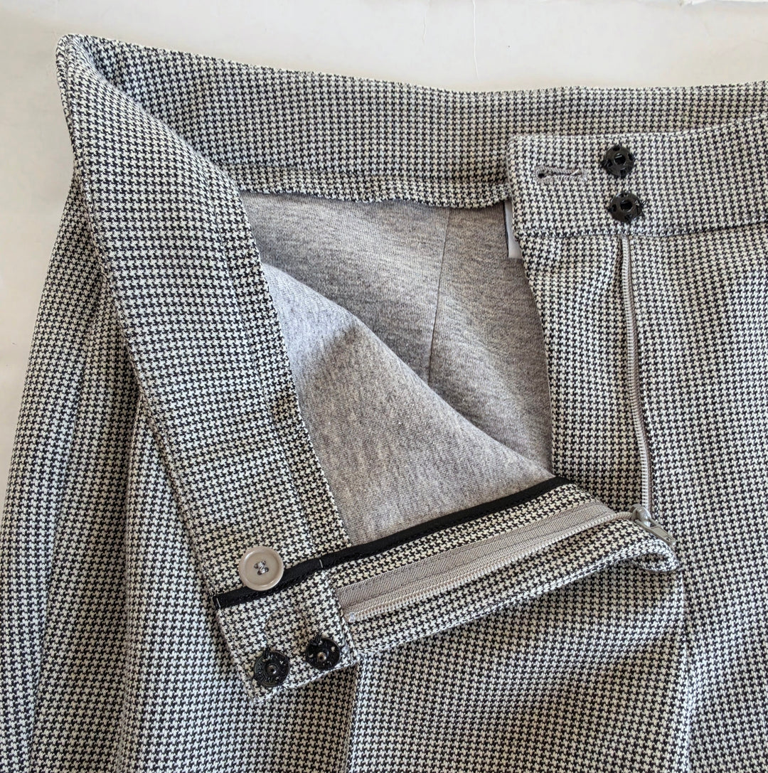 Akris Punto Houndstooth Check Pants Size 10