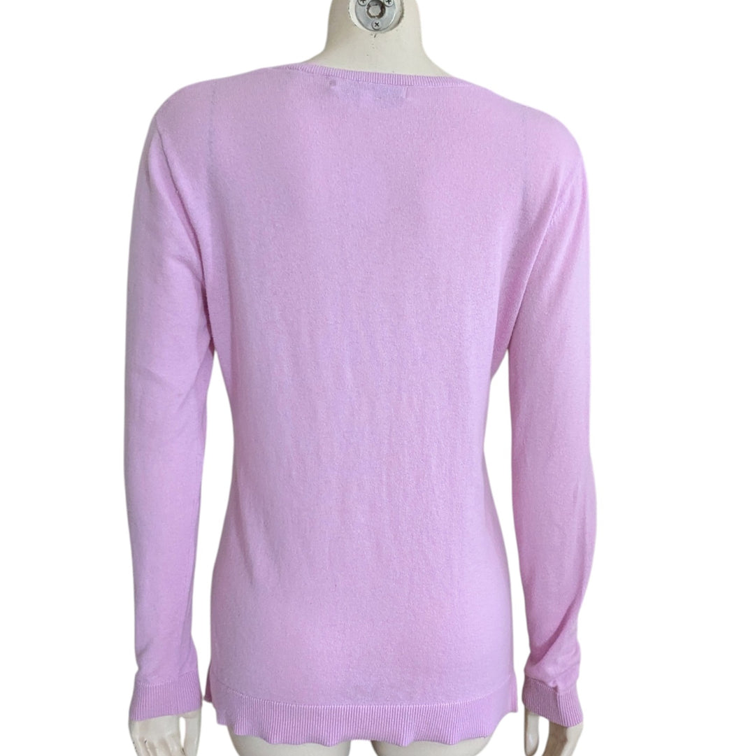 The Line Cotton/Silk Blend Sweater Size Medium