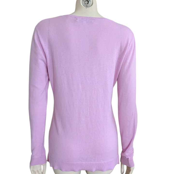 The Line Cotton/Silk Blend Sweater Size Medium