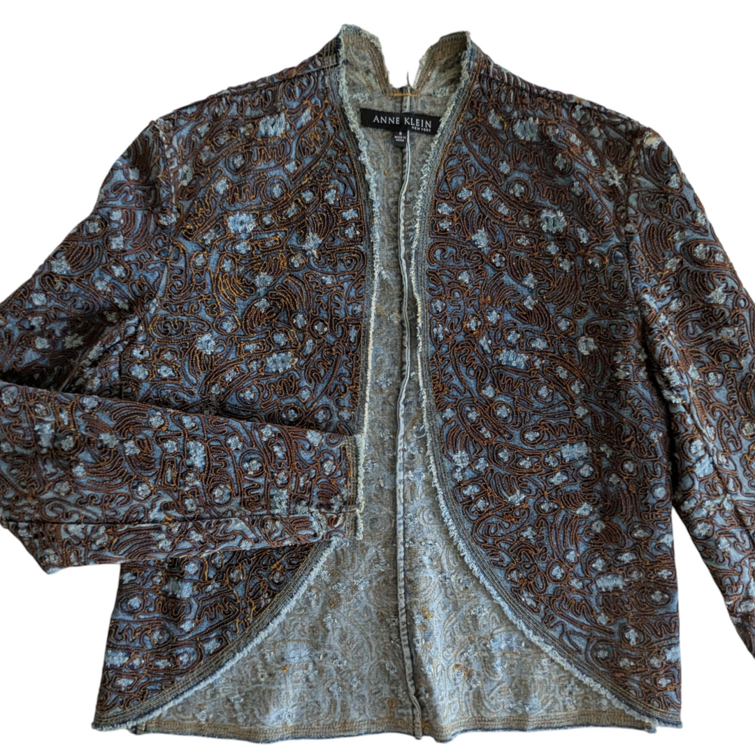 Anne Klein Denim Jacket Size 6